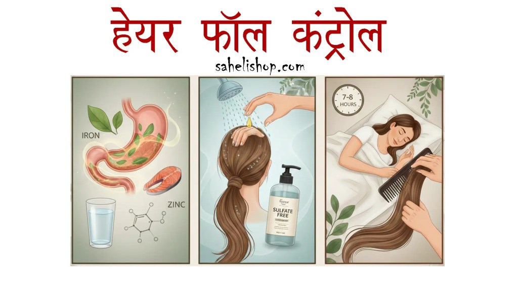 Hair Fall Control (हेयर फॉल कंट्रोल): बाल झड़ने से रोकने का सम्पूर्ण&nbsp;समाधान