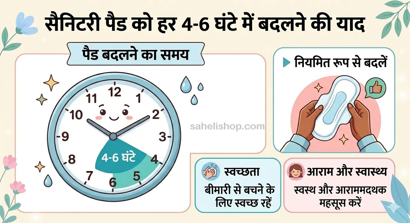 how often to change period pads