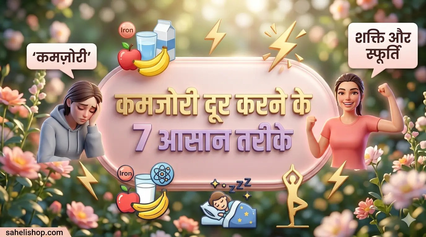 mahilaon me kamjori door karne ke tarike