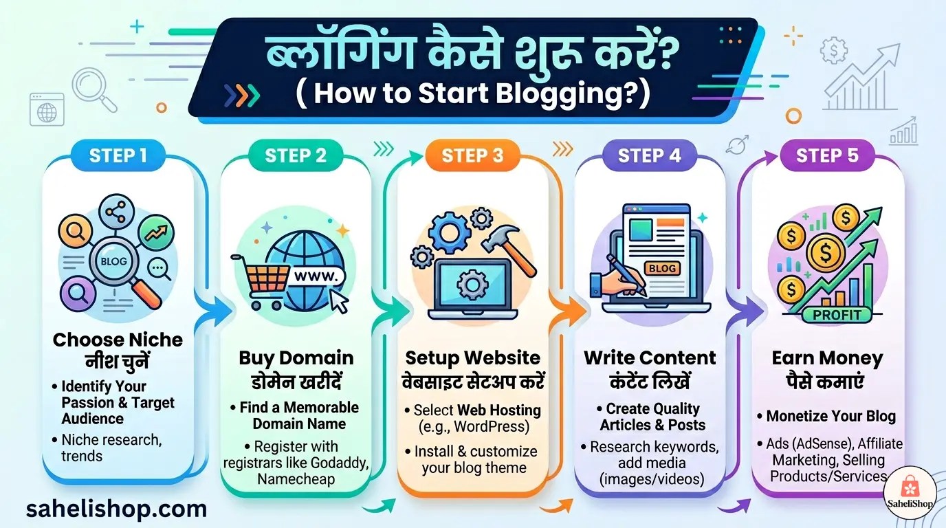 ghar baithe blogging se kaise kamaen pasisa