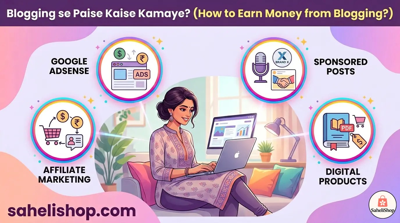 mahilaon ke lie bloging se paise kamane ke tarike